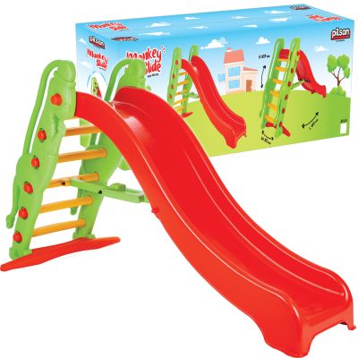 Pilsan Zjeżdżalnia Monkey Slide Czerwono Zielona Dla Dzieci 06179