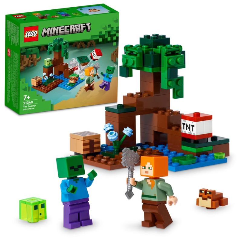 LEGO Minecraft Przygoda na mokradłach Klocki Zestaw 21240