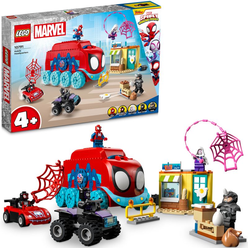 LEGO Marvel Mobilna Kwatera Drużyny Spider-Mana Zestaw 10791