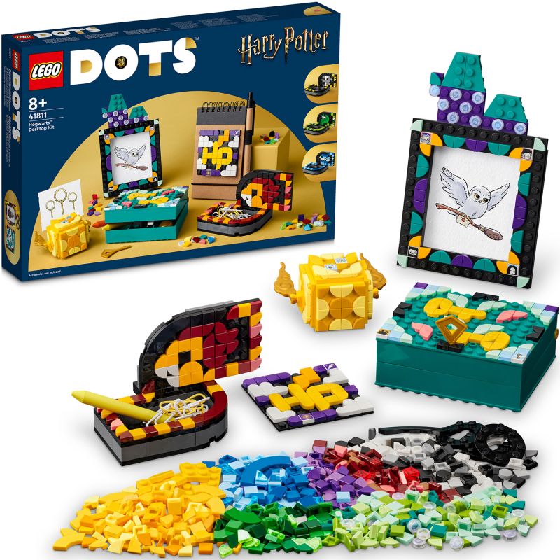 LEGO Dots Harry Potter Zestaw Na Biurko z Hogwartu 41811