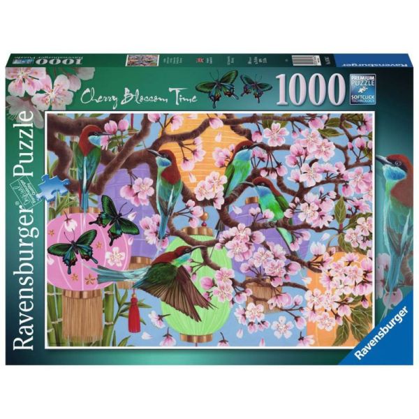 Ravensburger Puzzle 2D 1000 elementów: Kwitnące wiśnie 16764
