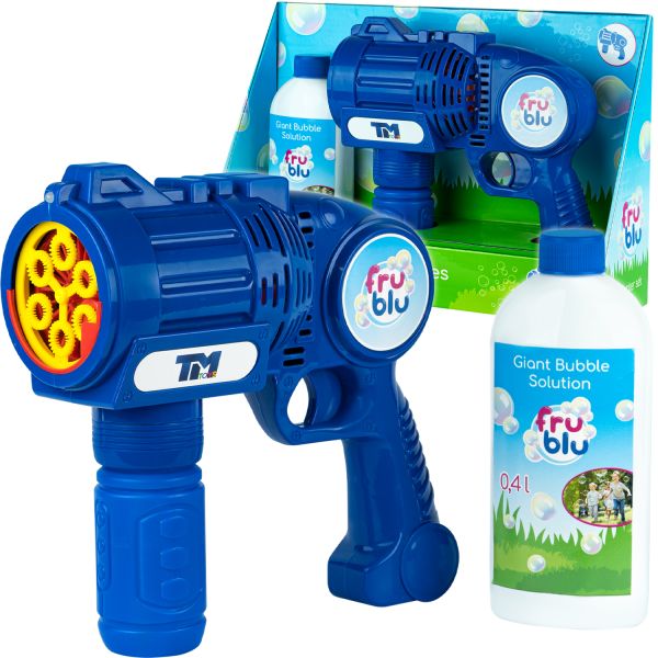 Fru Blu Bańkowy Shooter Pistolet na Bańki Mydlane Niebieski 0157