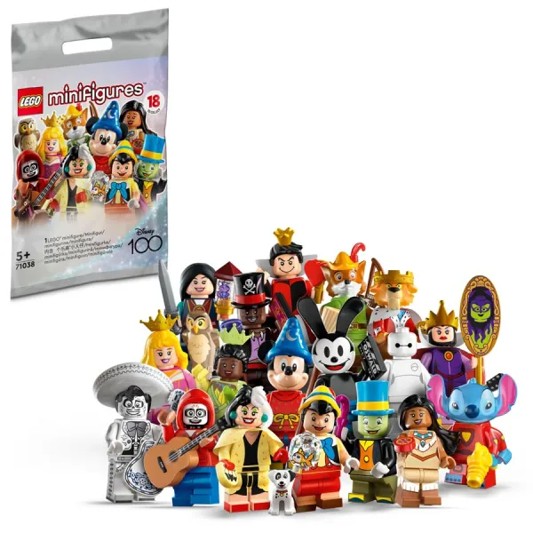 LEGO Minifigures Disney 100 Mini Figurka Saszetka Niespodzianka 71038