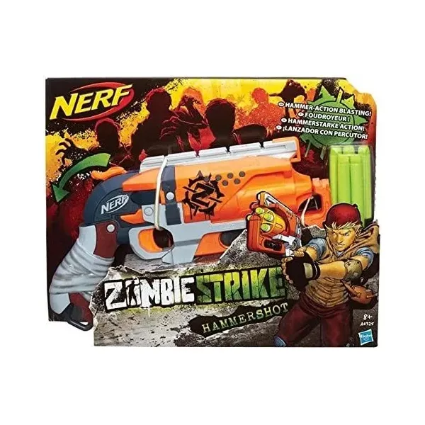 NERF A4325  Zombie Strike Hammershot