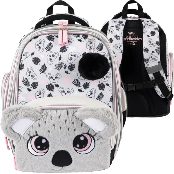 St.Majewski Bambino Plecak Szkolny Koala Premium Puchaty 7177