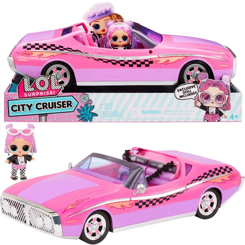 LOL Surprise OMG City Cruiser Samochód Dla Lalki Różowy 591771