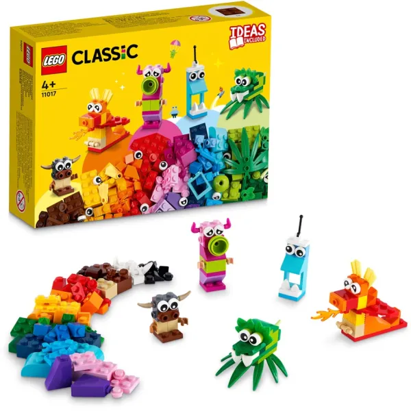 LEGO Classic Kreatywne Potwory Zestaw Klocki 11017