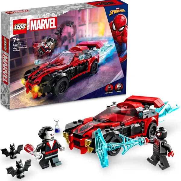 LEGO Marvel Miles Morales kontra Morbius Zestaw Klocków Klocki 76244