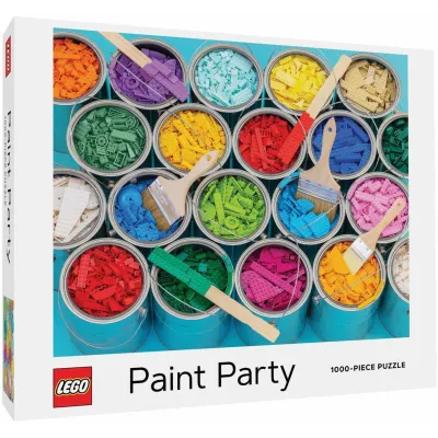 LEGO Puzzle Paint Party Farby z Klocków Lego 1000el. Zestaw 9704