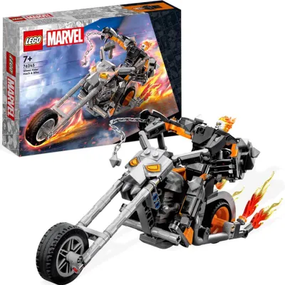 LEGO Marvel Upiorny Jeździec - Mech i Motor Klocki Zestaw 76245
