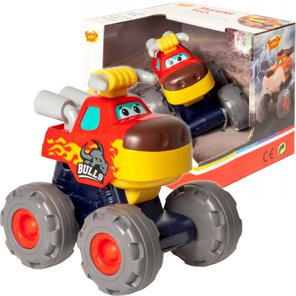 Smily Play Monster Truck Auto Bull Byk Czerwony SP84358