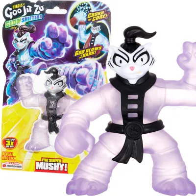 Goo Jit Zu Glow Shifters Bengal Figurka Świeci w Ciemności Gniotek 42504 Goo Jit Zu Glow Shifters Bengal Figurka Świeci w Ciemności Gniotek 42504
