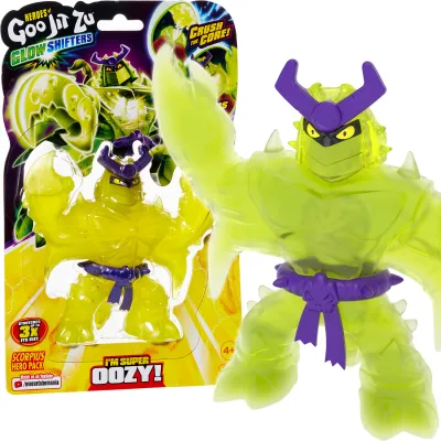Goo Jit Zu Glow Shifters Scorpius Figurka Świeci w Ciemności Gniotek 42505 Goo Jit Zu Glow Shifters Scorpius Figurka Świeci w Ciemności Gniotek 42505