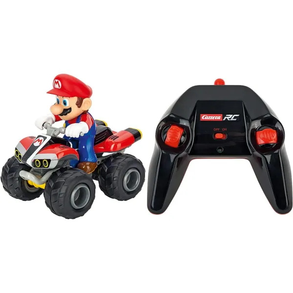 Carrera Rc Mario Kart Sterowany Quad-Zabawka, 370200996X