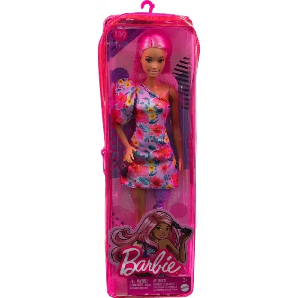 Barbie Fashionistas lalka różowa Mattel HBV21