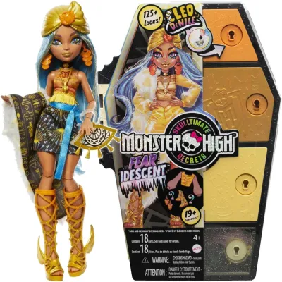 Monster High Straszysekrety Cleo De Nile Błyszcząca Lalka Seria 2 HNF76