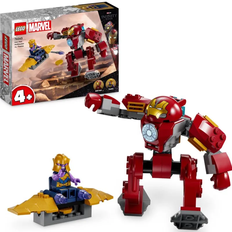 LEGO Marvel Hulkbuster Iron Mana vs. Thanos Klocki Zestaw 76263
