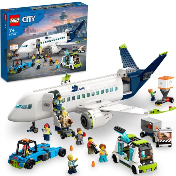 LEGO City Samolot Pasażerski Zestaw Klocki 60367