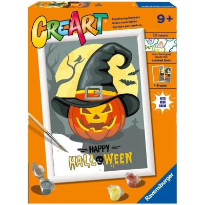 CreArt Wesołego Halloween Malowanie Po Numerach Ravensburger 23712