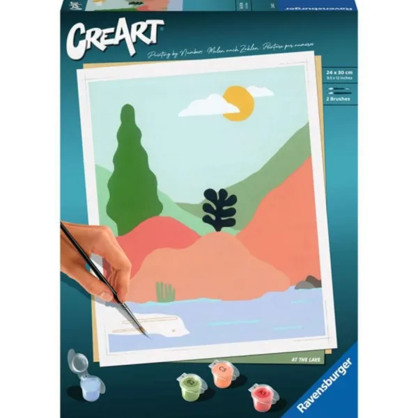 CreArt Minimalistyczny Krajobraz Malowanie Po Numerach Ravensburger 23642