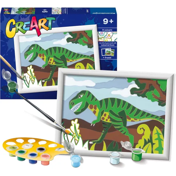 CreArt Dinozaur malowanie po numerach 23561