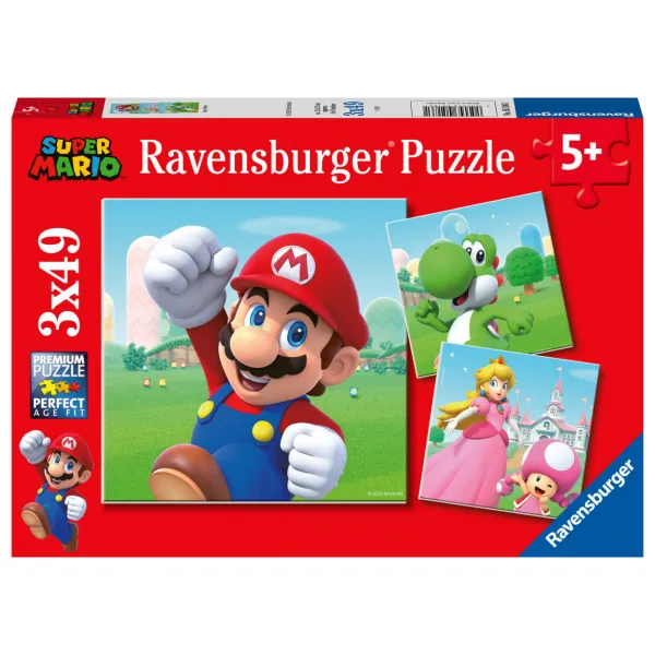 Ravensburger Puzzle dla dzieci 2D Super Mario 5186