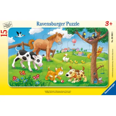 Ravensburger Puzzle Miłośnicy zwierząt 06066