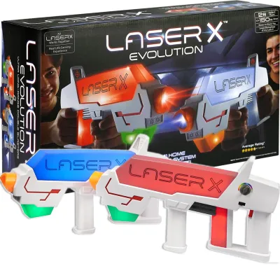 Laser X Evolution Long Range Pistolety na Podczerwień Zestaw Podwójny 88178 Laser X Evolution Long Range Pistolety na Podczerwień Zestaw Podwójny 88178