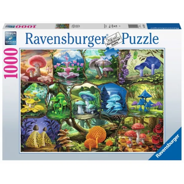 Ravensburger Puzzle 2D 1000 el Piekne grzyby 17312
