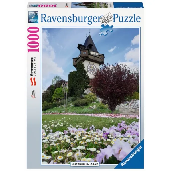 Ravensburger Puzzle 2D 1000 el Uhrturm Graz 17327