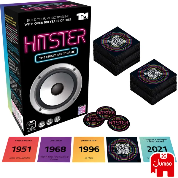 TM Toys Hitster Music Party Game Gra Towarzyska Muzyczna 0434