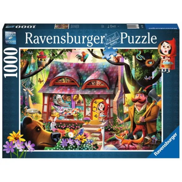 Ravensburger Puzzle 2D Czerwony Kapturek 17462