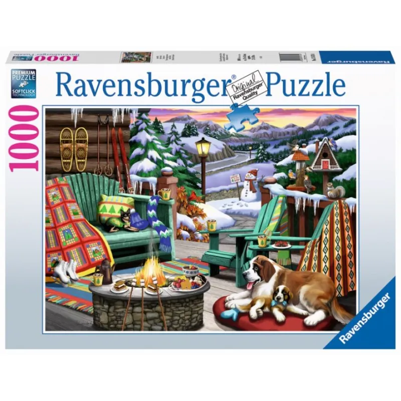 Ravensburger Puzzle 2D Zimowy odpoczynek 17474