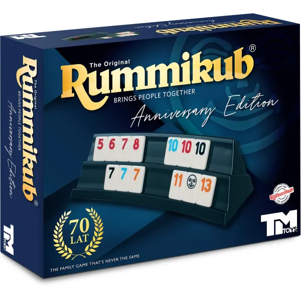 Rummikub Wydanie Rocznicowe Gra Liczbowa Gra Rodzinna 1382