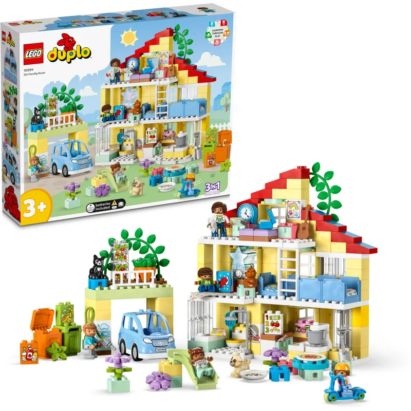 LEGO Duplo Dom Rodzinny 3w1 Zestaw Klocki 10994