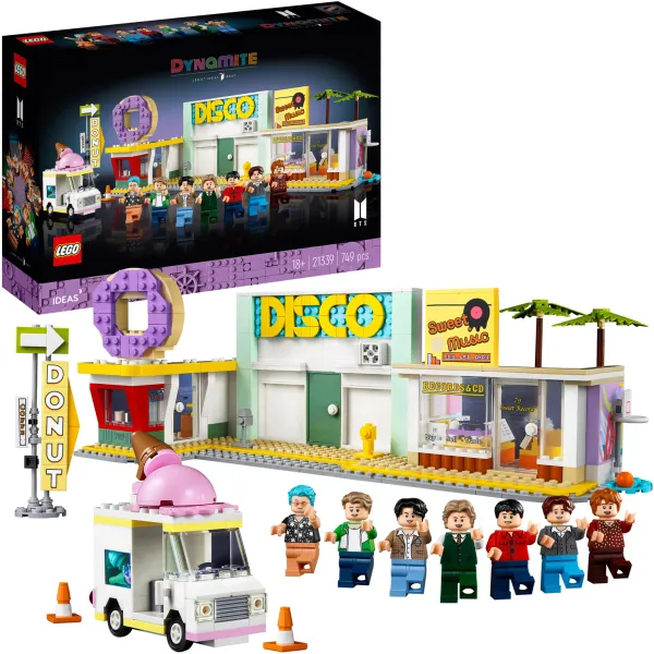 LEGO Ideas BTS Dynamite K-Pop Boys Band Klocki Zestaw 21339