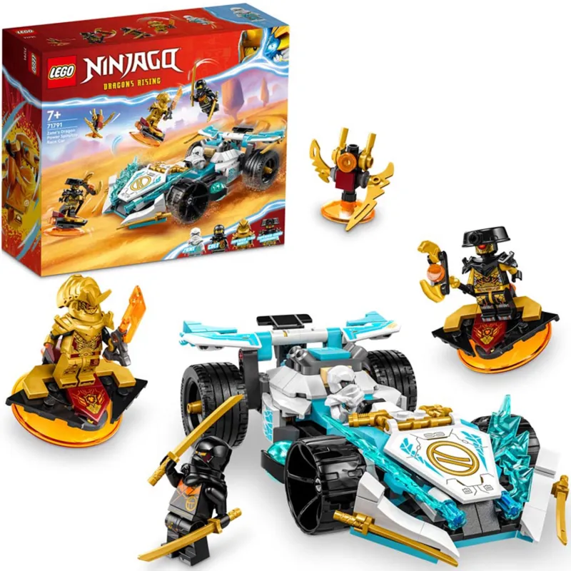 LEGO Ninjago Smocza moc Zane’a - wyścigówka spinjitzu Zestaw Klocków Klocki 71791