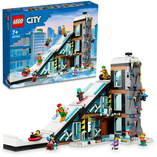 LEGO City Centrum Narciarskie i Wspinaczkowe Zestaw Klocki 60366