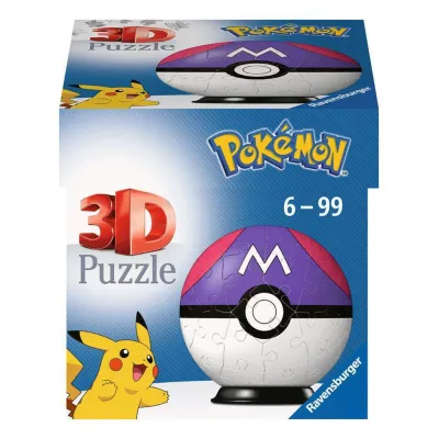 Ravensburger Puzzle 3D Kula: Pokemon Master Ball 54 elementy  11564