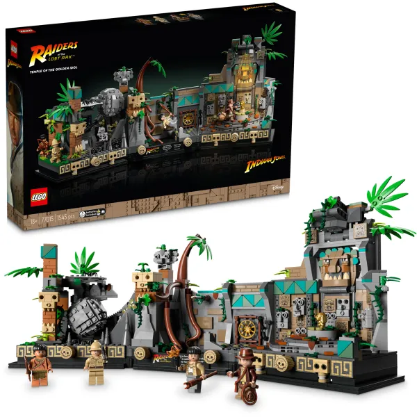 LEGO Indiana Jones Świątynia Złotego Posążka Zestaw Klocki 77015