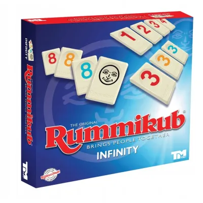 Rummikub Infinity Gra Wersja Słowna Rodzinna 9640