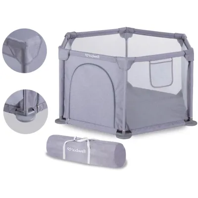 Kidwell Kojec dla Dziecka 120x120 Plac Zabaw Łóżeczko Fanko Gray 1140 Kidwell Kojec dla Dziecka 120x120 Plac Zabaw Łóżeczko Fanko Gray 1140
