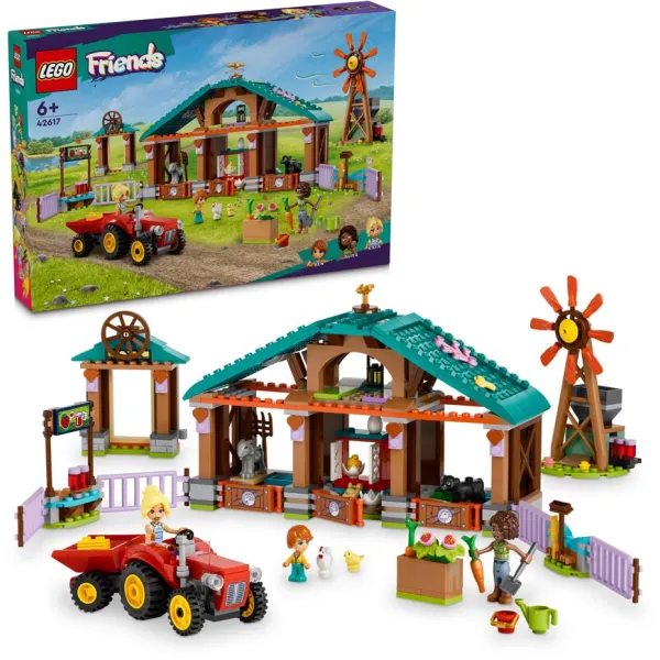 LEGO Friends Rezerwat zwierząt gospodarskich Figurki Zestaw Klocki 42617