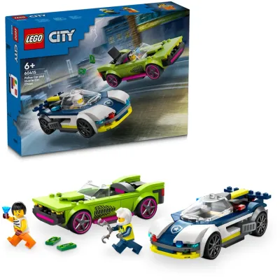 LEGO City Pościg radiowozu za muscle carem Zestaw Klocki 60415