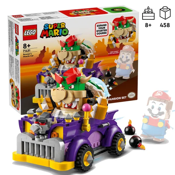 LEGO Super Mario Muscle car Bowsera 71431