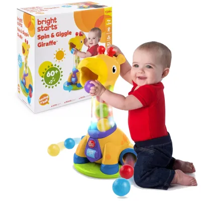 Poznaj zabawki od Bright Starts - zakręcona Żyrafa na pewno rozbawi Twoje dziecko!