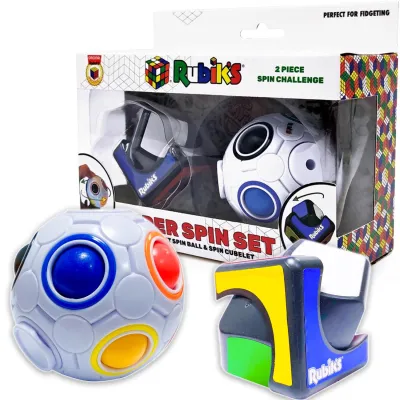 Rubik's Super Spin Set Obrotowa Piłka i Kostka Finger Spiner 9576