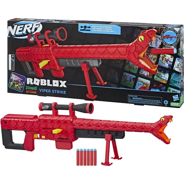 NERF ROBLOX Zombie Attack Viper Strike Pistolet wyrzutnia F5483