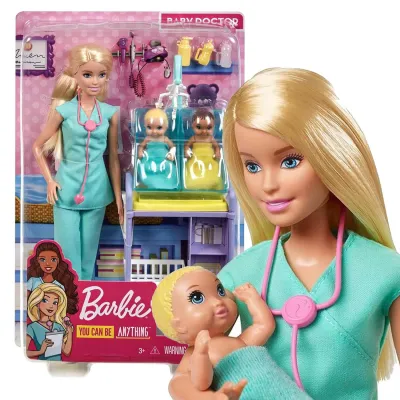 Barbie Pediatra, doskonale opiekuje się noworodkami!