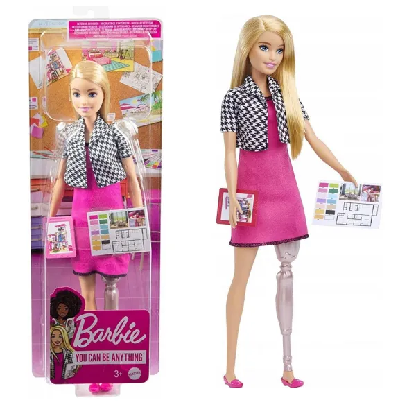 Barbie Kariera Lalka Projektantka Wnętrz HCN12